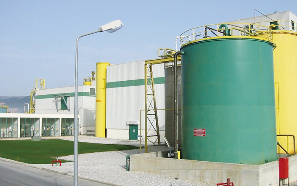 KORN industrial plant exterior